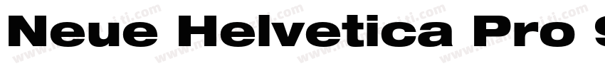 Neue Helvetica Pro 93 Extended Blac字体转换